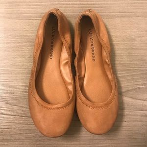 Lucky Brand Brown Ballet Flats